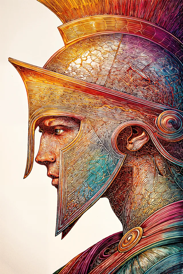 Ares — ilustracja
