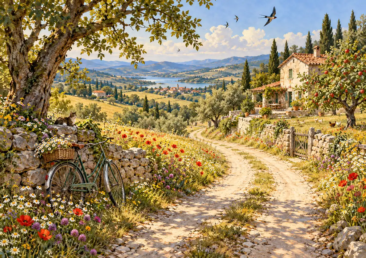 Droga do Lata — ilustracja koncepcji, wzór w przygotowaniu